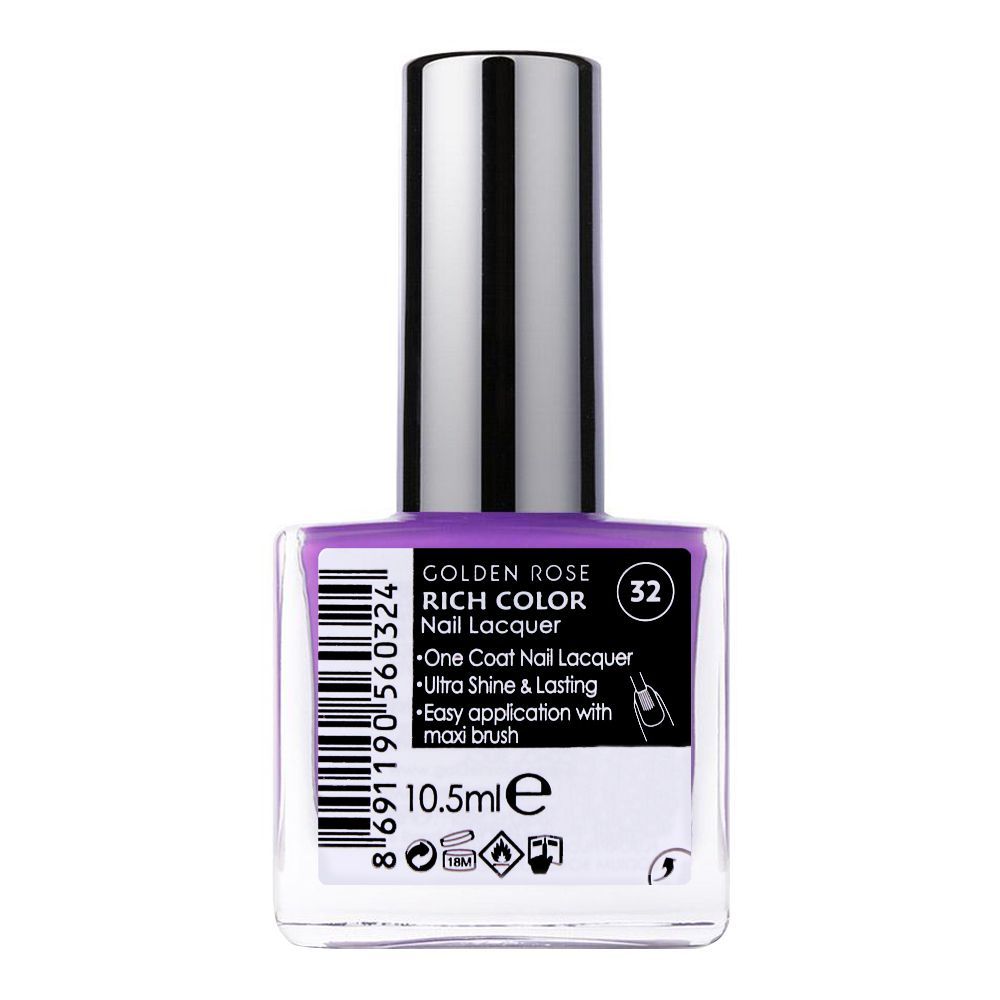 Golden Rose Rich Color Nail Lacquer, 32 - Image 2