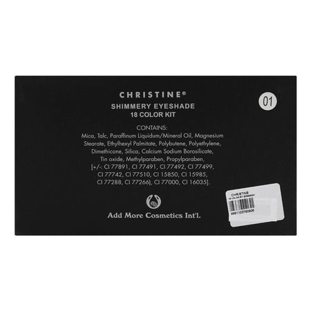 Christine Shimmery Eyeshade Kit, 18-Pack - Image 3