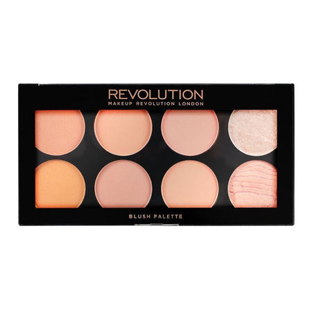 Makeup Revolution Blush Palette, Hot Spice, 8 Shades - Image 2