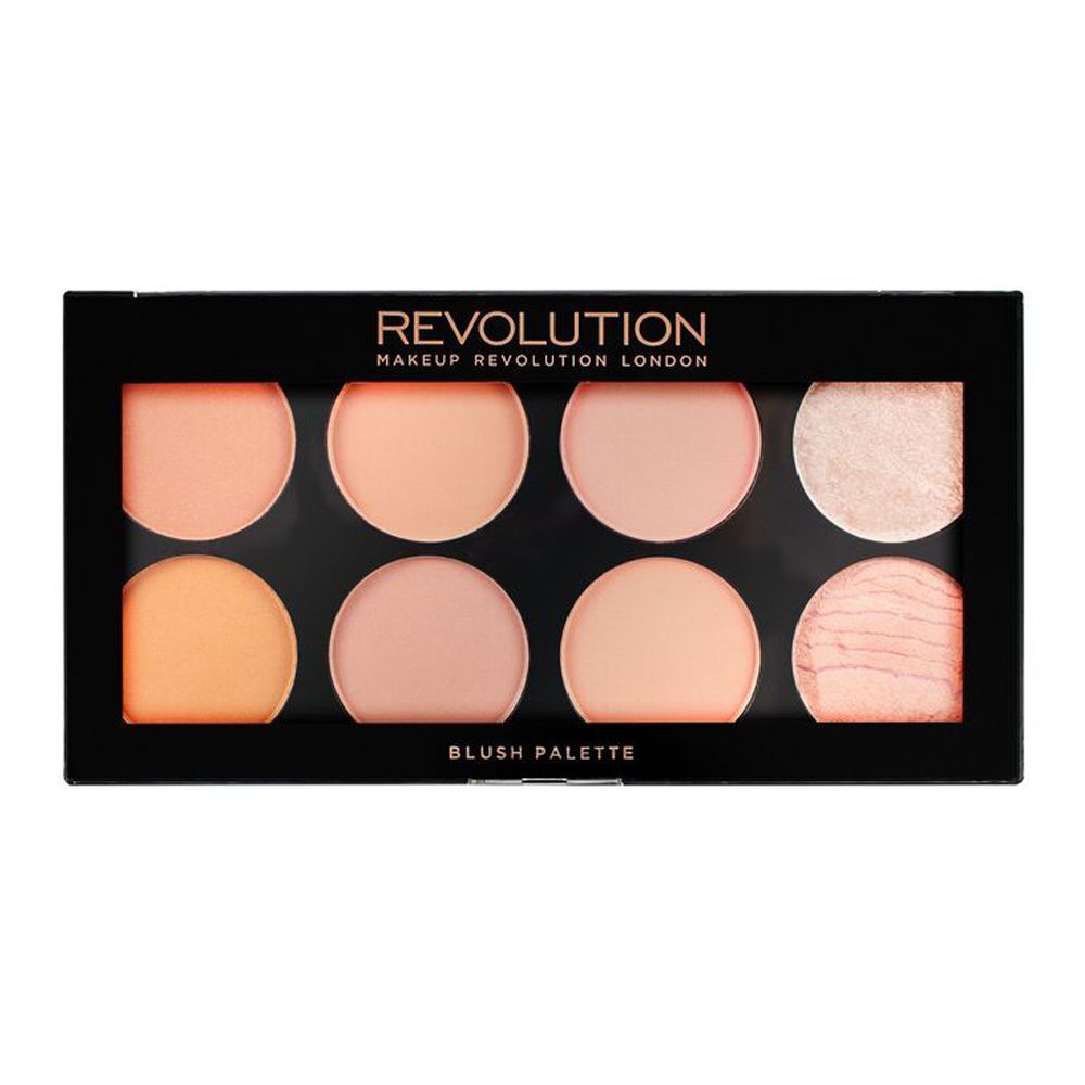 Makeup Revolution Blush Palette, Hot Spice, 8 Shades - Image 2