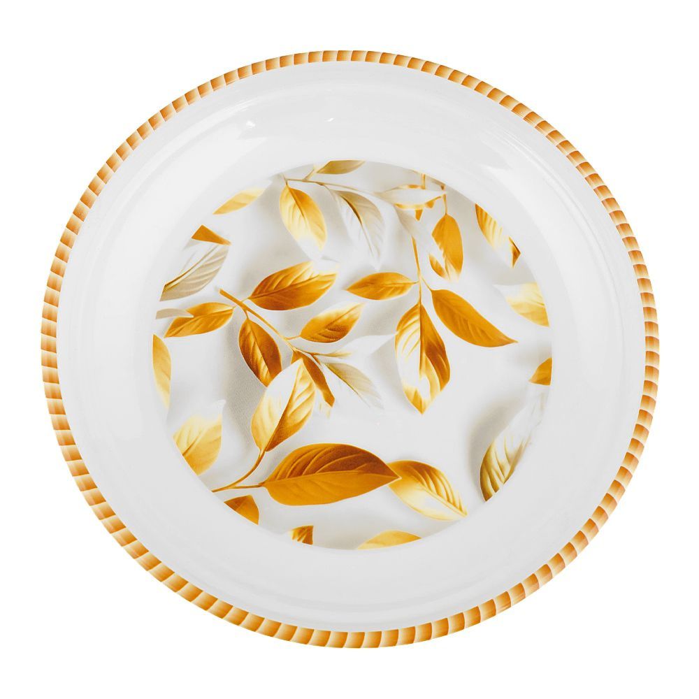 Sky Melamine Deep Plate, Brown, 8 Inches - Main Image