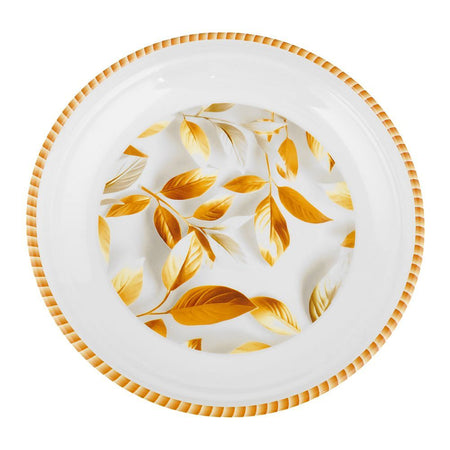 Sky Melamine Deep Plate, Brown, 8 Inches - Main Image
