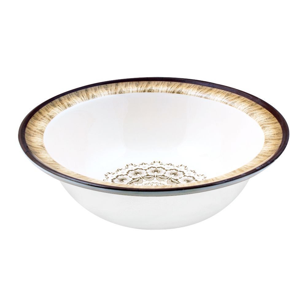 Sky Melamine Bowl, Brown, 9 Inches - Main Image