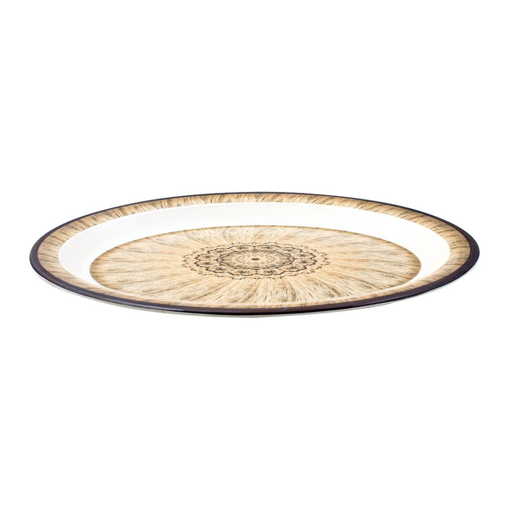 Sky Melamine Rice Dish, Brown - Main Image