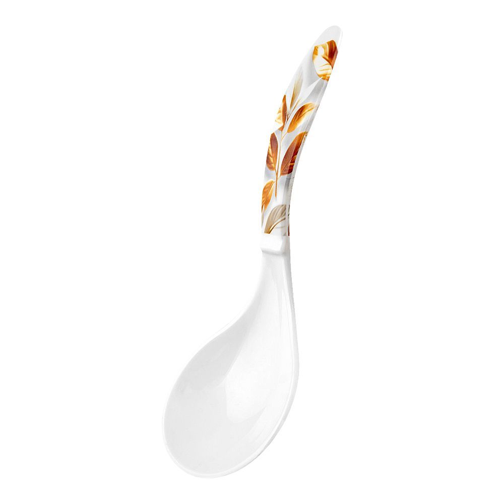 Sky Melamine Soup Spoon, Large, Brown - Main Image