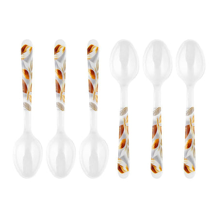 Sky Melamine Dinner Spoon, Brown, 6 Pieces - Main Image
