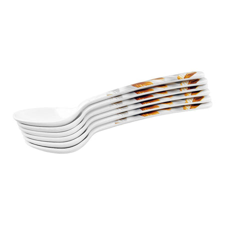 Sky Melamine Dinner Spoon, Brown, 6 Pieces - Image 4