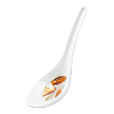 Sky Melamine Soup Spoon, Brown, 6 Pieces - Image 2