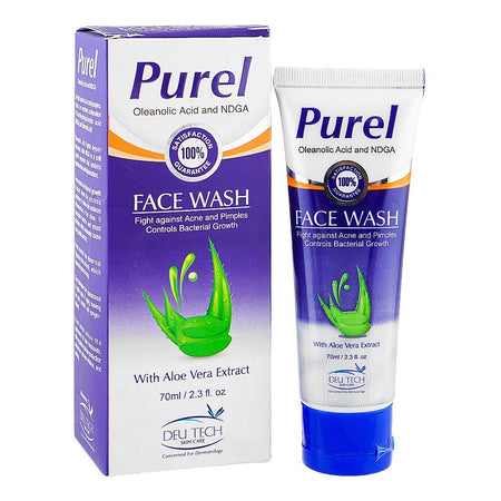 Purel Anti Acne Face Wash with Aloe Vera, 70ml - Main Image