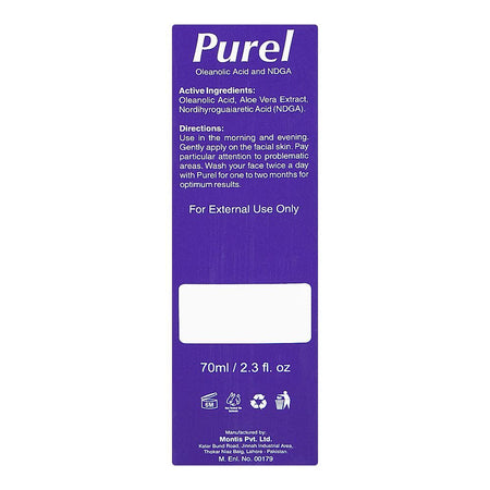 Purel Anti Acne Face Wash with Aloe Vera, 70ml - Image 3