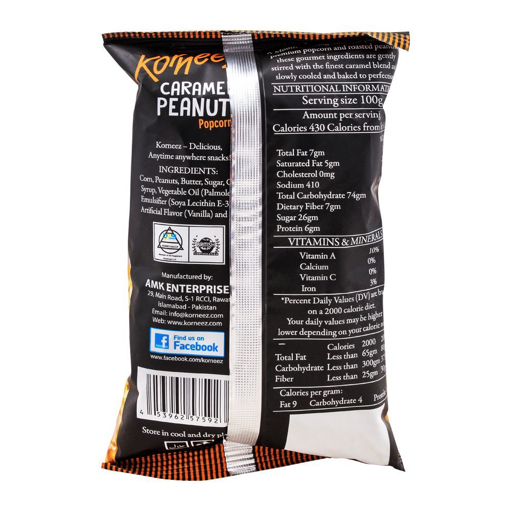 Korneez Caramel Peanut Popcorn, 25g - Image 2
