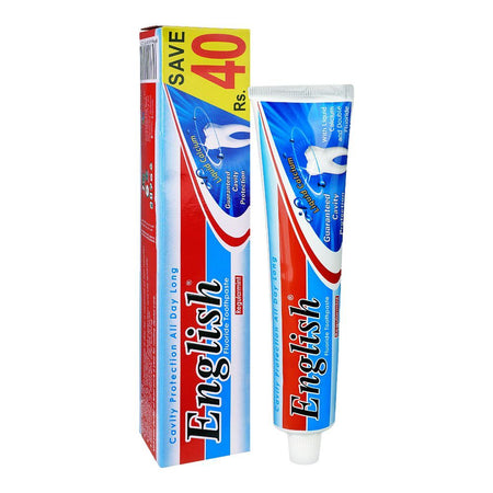 English Regular mint Fluoride Toothpaste, Saver Pack Rs.40/- - Main Image