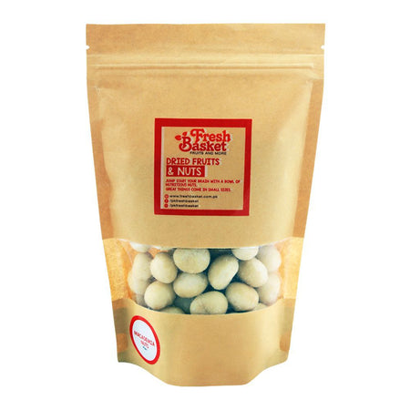 Fresh Basket Plain Macadamia Nuts (Chabi Wala Akhrot), 250g - Main Image