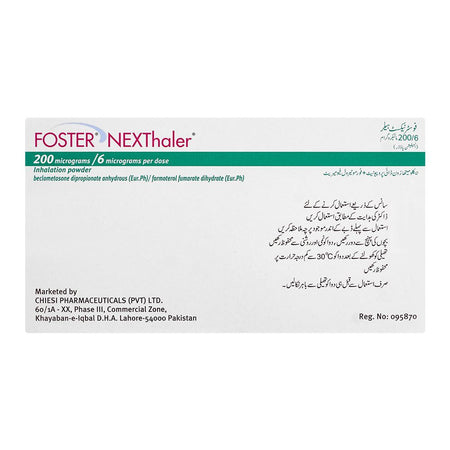 Chiesi Pharmaceuticals Foster NEXThaler, 200/6mg, 120 Doses - Image 2