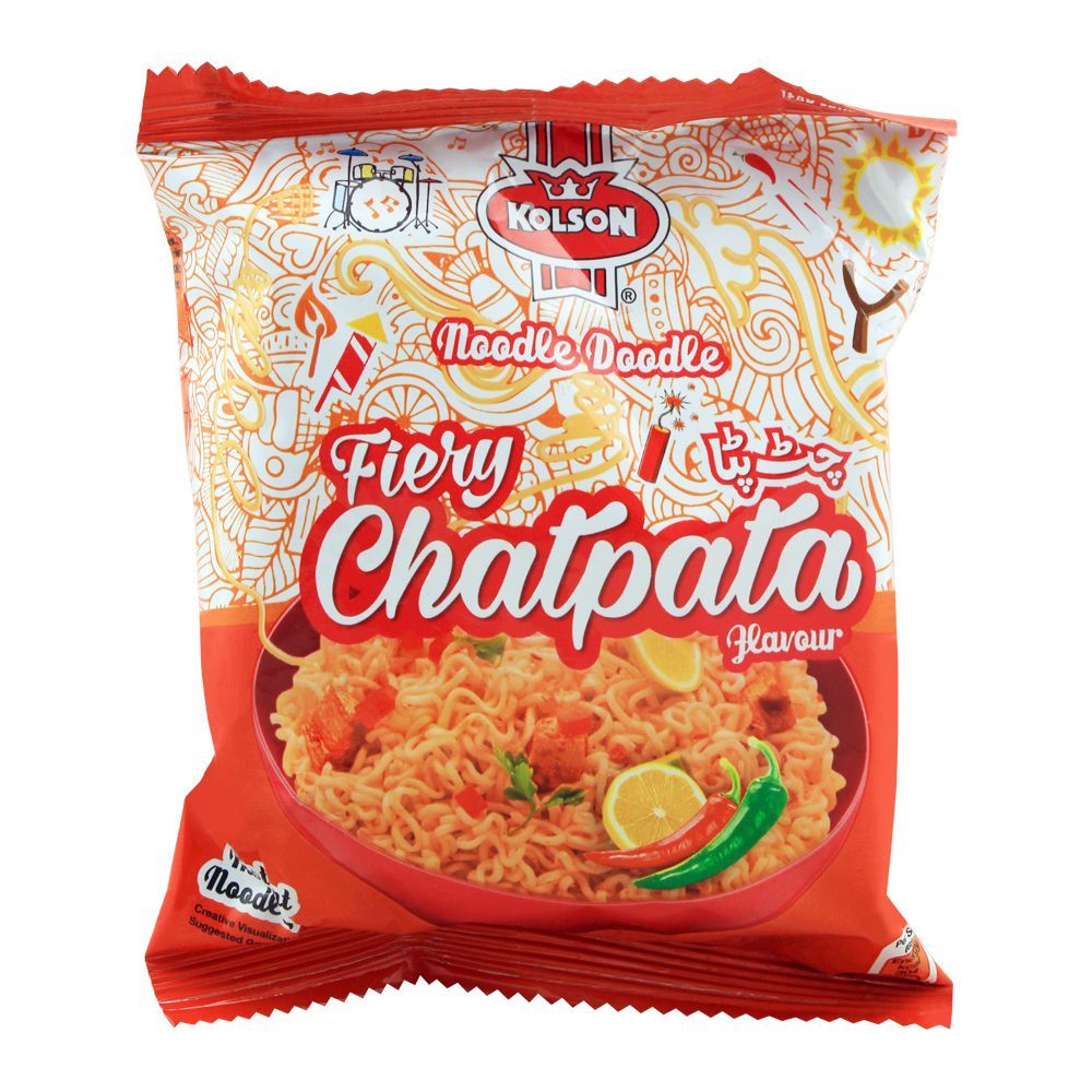 Kolson Instant Noodles, Fiery Chatpata, 65g - Main Image