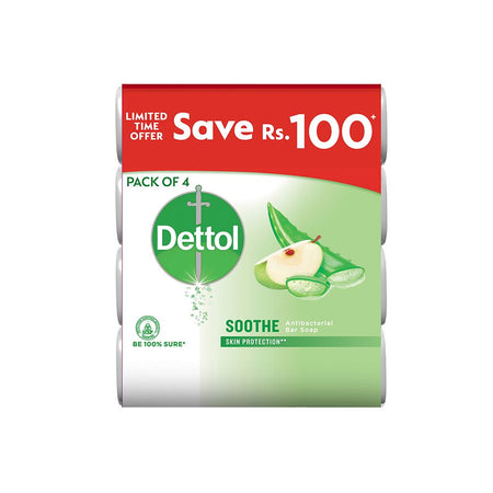 Dettol Soothe Soap, 4x110g - Main Image