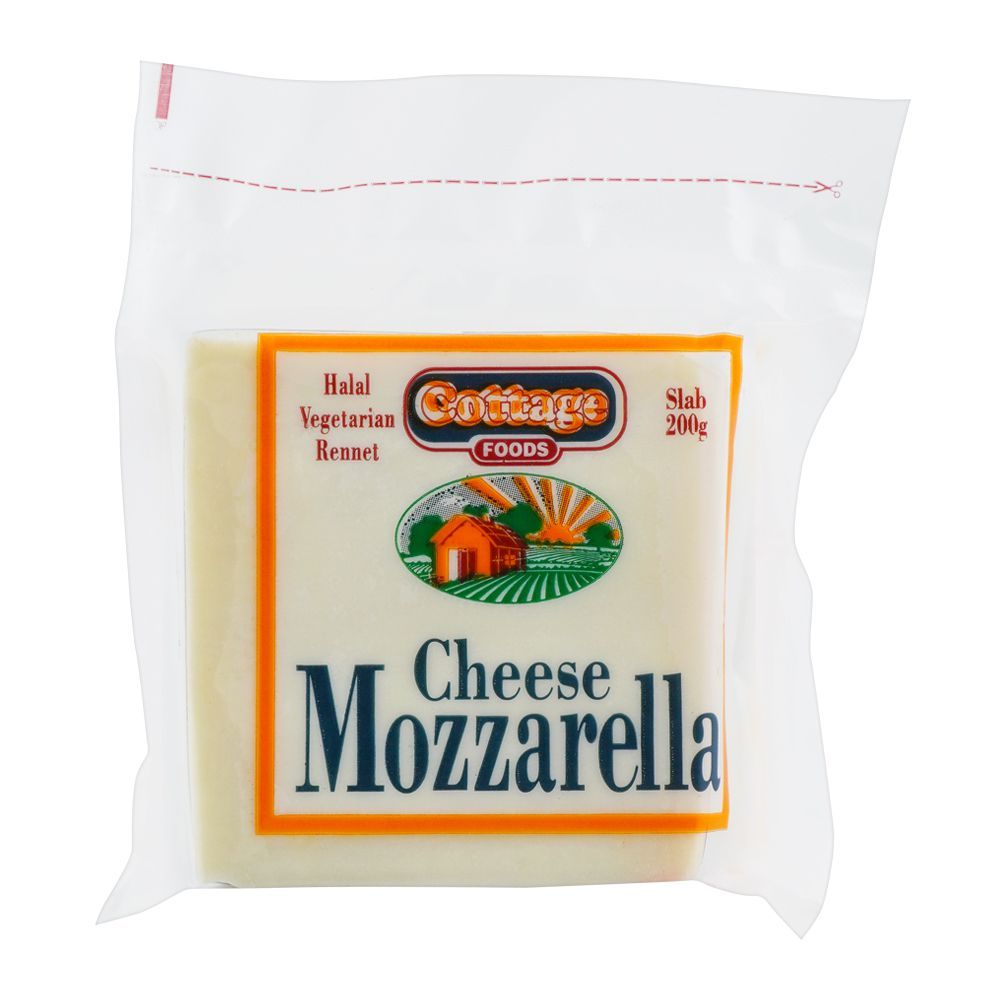 Cottage Mozzarella Cheese, Slab, 200g - Main Image