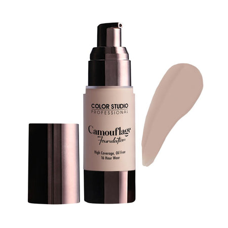 Color Studio Camouflage Foundation, High Coverage, Oil Free, W20 - Main Image