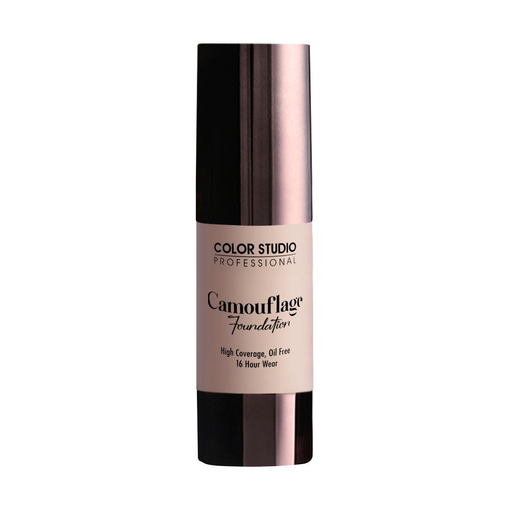 Color Studio Camouflage Foundation, High Coverage, Oil Free, W20 - Image 2