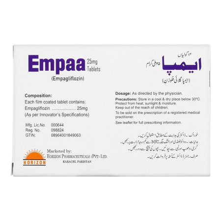 Horizon Pharma Empaa Tablet, 25mg, 14-Pack - Image 2