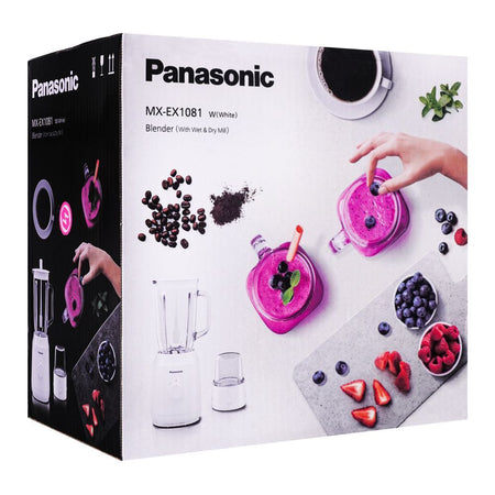 Panasonic Blender With Dry Mill, 400W, White, MX-EX1081 - Image 2