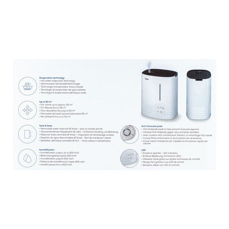 Beurer Air Humidifier, LB55 - Image 8