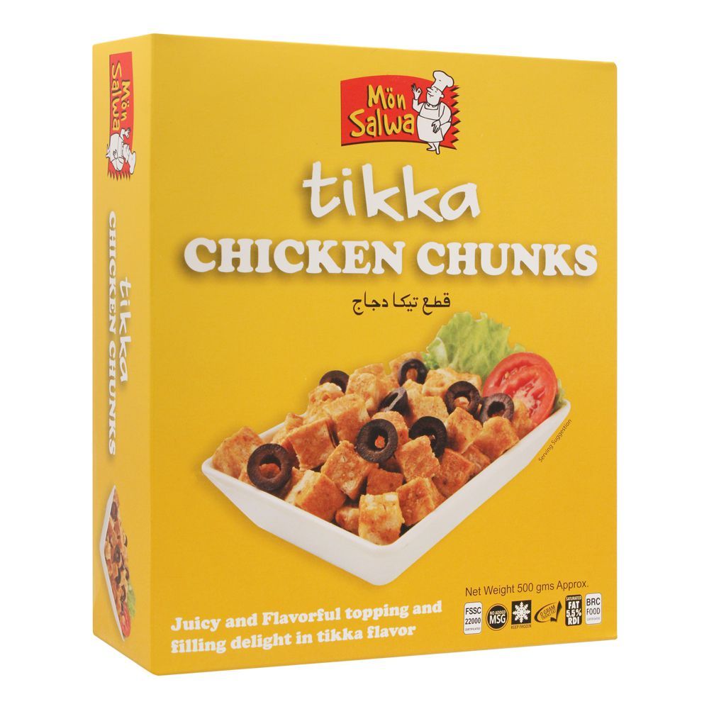 MonSalwa Tikka Chicken Chunks, 500g - Main Image