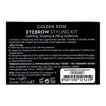 Golden Rose Eyebrow Styling Kit, 01 Blonde - Image 5