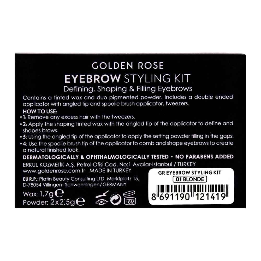 Golden Rose Eyebrow Styling Kit, 01 Blonde - Image 5
