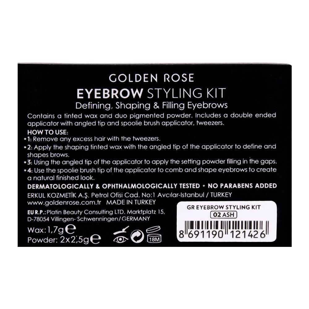 Golden Rose Eyebrow Styling Kit, 02 Ash - Image 5