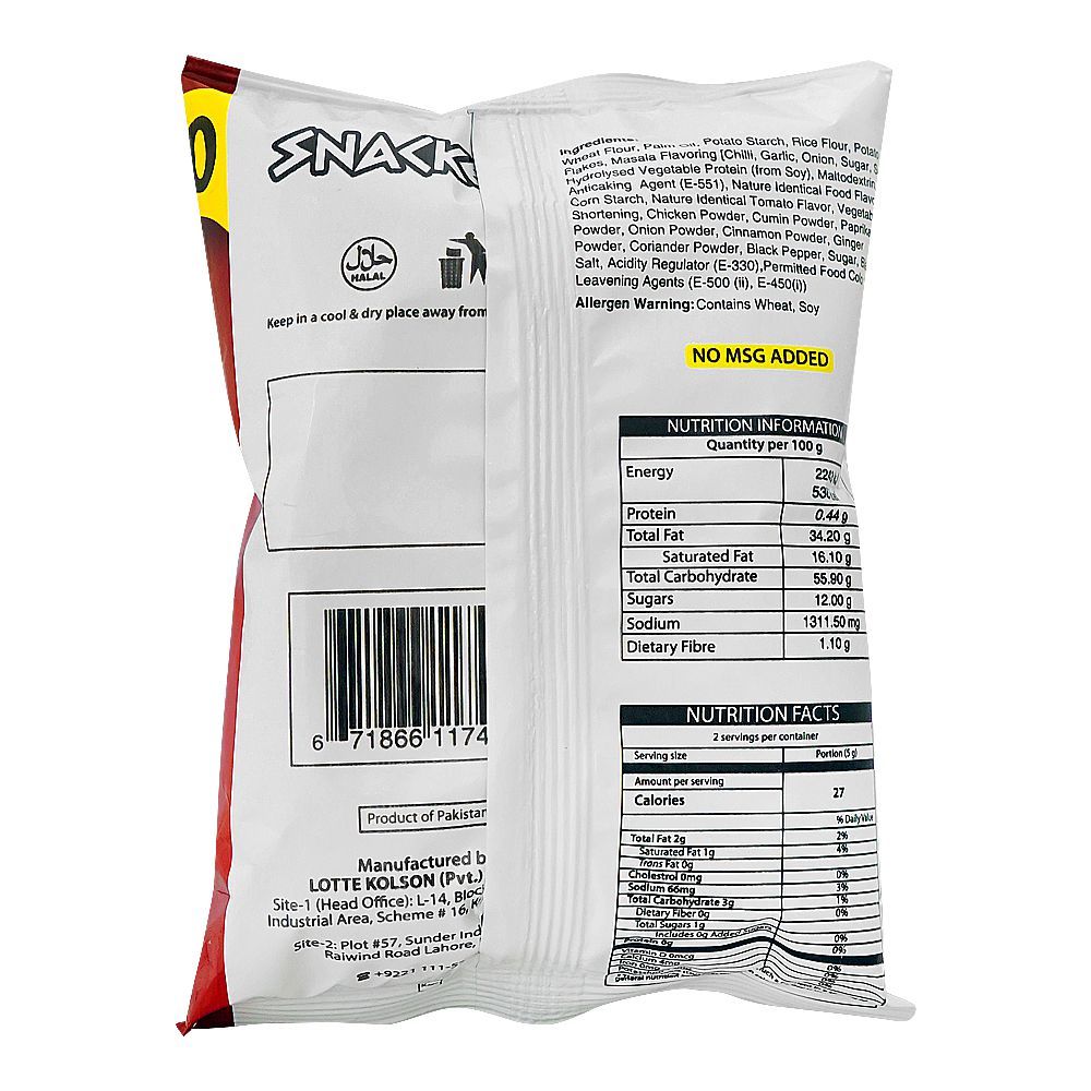 Kolson Snackers Chips Hot Masala, 12g - Image 2