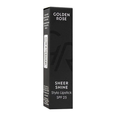 Golden Rose Sheer Shine SPF 25 Stylo Lipstick, 13 - Image 4
