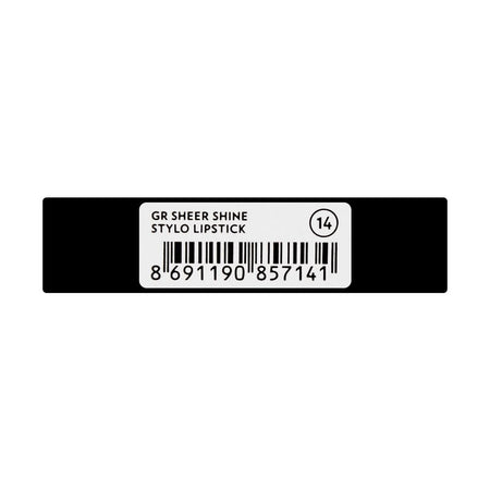 Golden Rose Sheer Shine SPF 25 Stylo Lipstick, 14 - Image 6