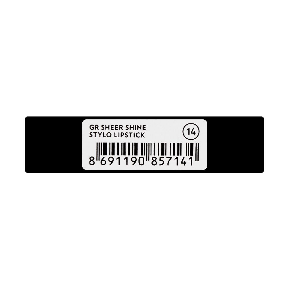 Golden Rose Sheer Shine SPF 25 Stylo Lipstick, 14 - Image 6