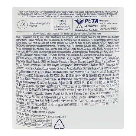 Dove Baby Love Restoring Care Hand Cream, 75ml - Image 3