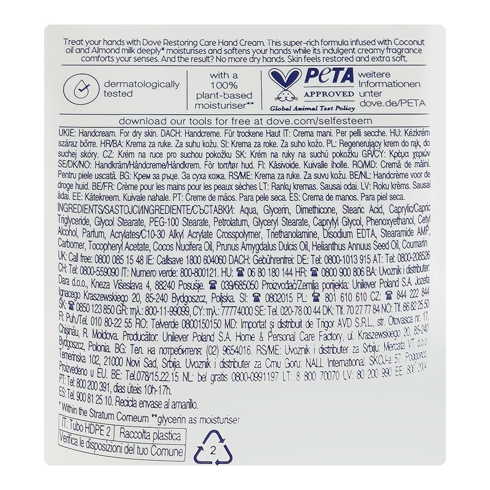 Dove Baby Love Restoring Care Hand Cream, 75ml - Image 3