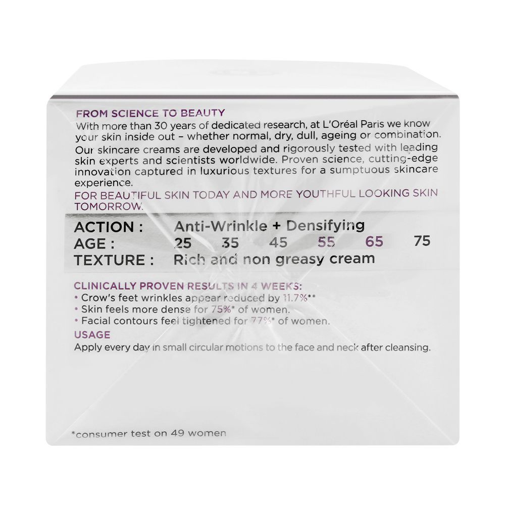 L'Oreal Paris Wrinkle Expert Anti-Wrinkle Restoring Day Cream, 55+ Calcium, 50ml - Image 3