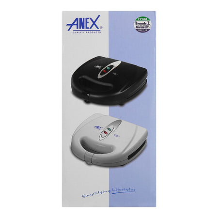 Anex Sandwich Maker, 750W, Black, AG-1035 - Image 4