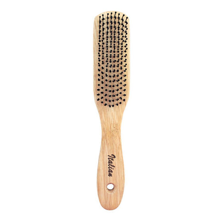 Hair Brush, Wooden Style, Rectangle Shape, 17060G - Image 2