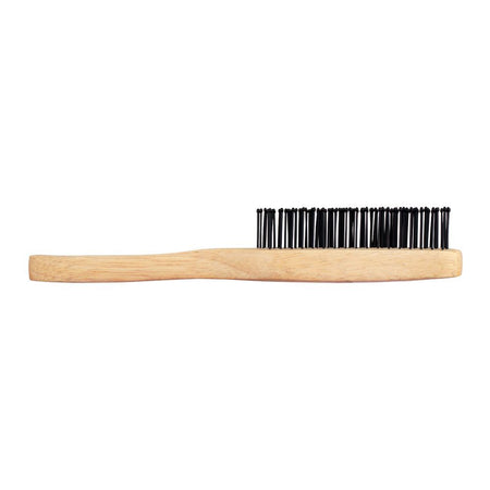 Hair Brush, Wooden Style, Rectangle Shape, 17060G - Image 3