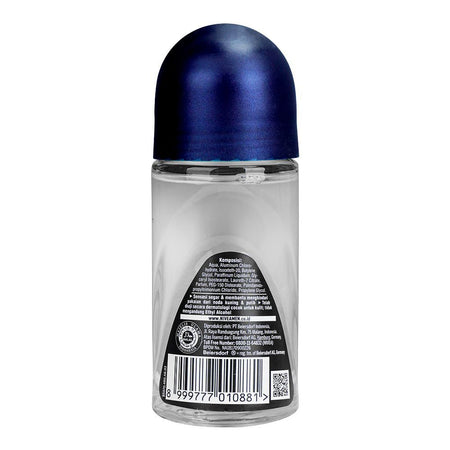 Nivea Men 48H Invisible Black & White Fresh Roll On, 50ml - Image 2