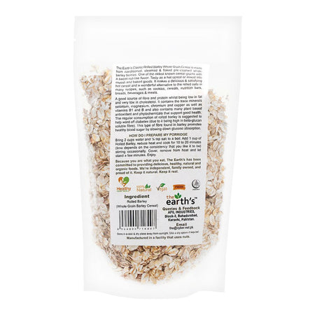 The Earth's Classic Rolled Barley, Whole Grain Cereal, 300g - Image 2