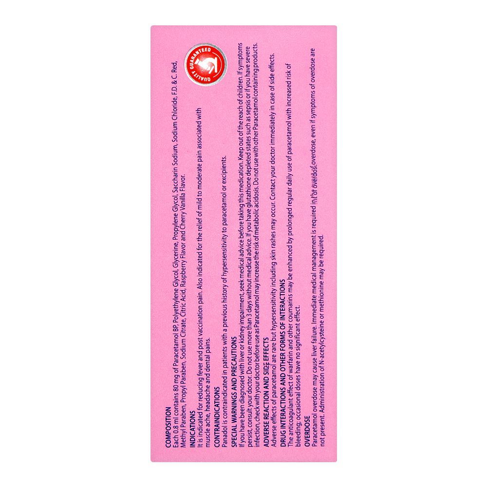 GSK Children's Panadol Infant Drops Sugar-Free, 30ml - Image 4