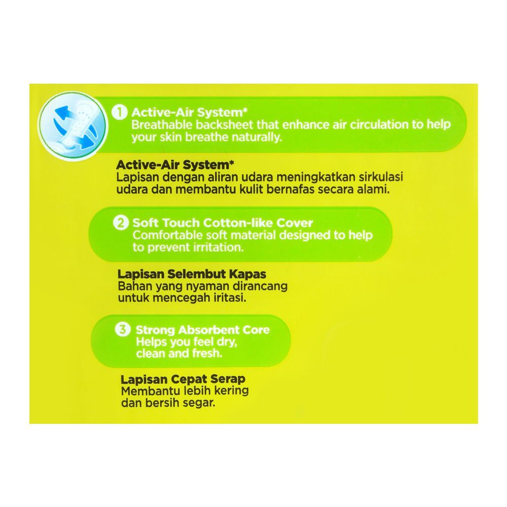 Kotex Daily Fresh Liners, Unscented, Longer & Wider, 32-Pack - Image 3