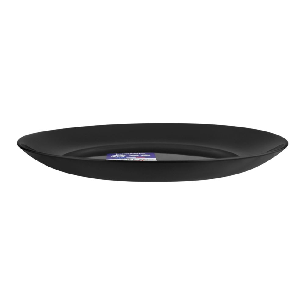 Luminarc Diwali Noir Dessert Plate, 19cm, Black, 789 - Main Image