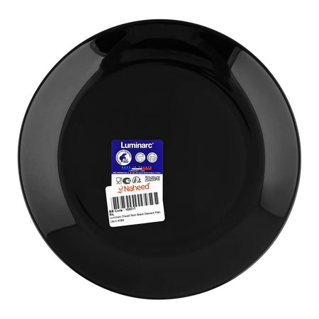 Luminarc Diwali Noir Dessert Plate, 19cm, Black, 789 - Image 2