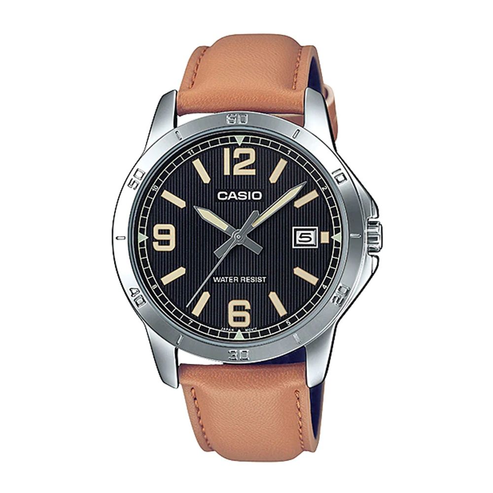 Casio Men's Band Analog Watch, MTP-V004L-1B2UDF - Main Image