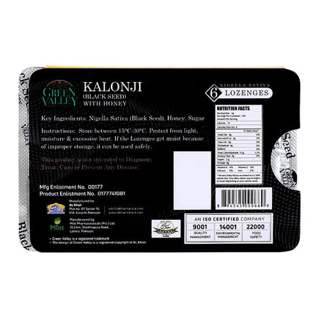 Green Valley Black Seed With Honey Lozenges, 6-Pack - Image 2