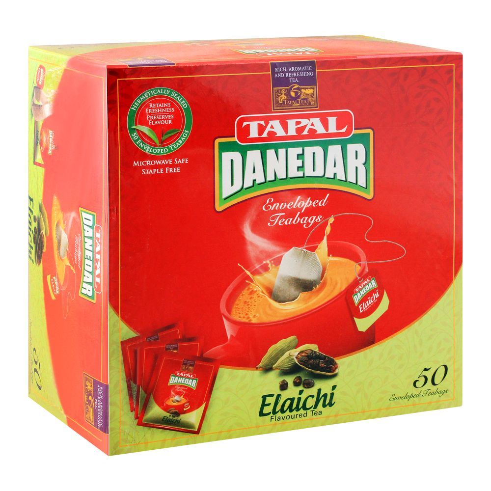 Tapal Danedar Enveloped Tea Bags Elaichi, 50-Pack - Main Image
