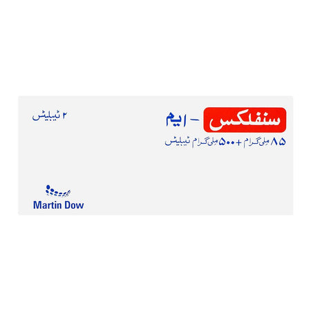 Martin Dow Synflex-M Tablet, 85mg + 500mg, 2-Pack - Image 2